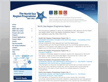 Tablet Screenshot of northseapapers.northsearegion.eu
